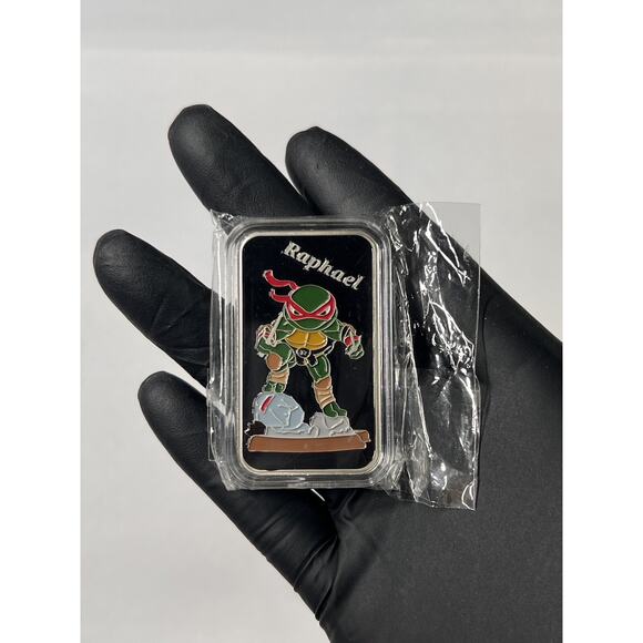 1 oz.999 Silver - Teenage Mutant Ninja Turtles + COA - ONLY 200 MADE - Raphael - Picture 4 of 5